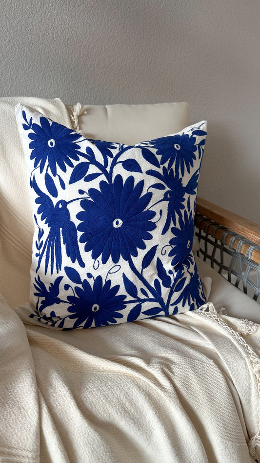 Aurora Otomi Embroidered Pillow Cover