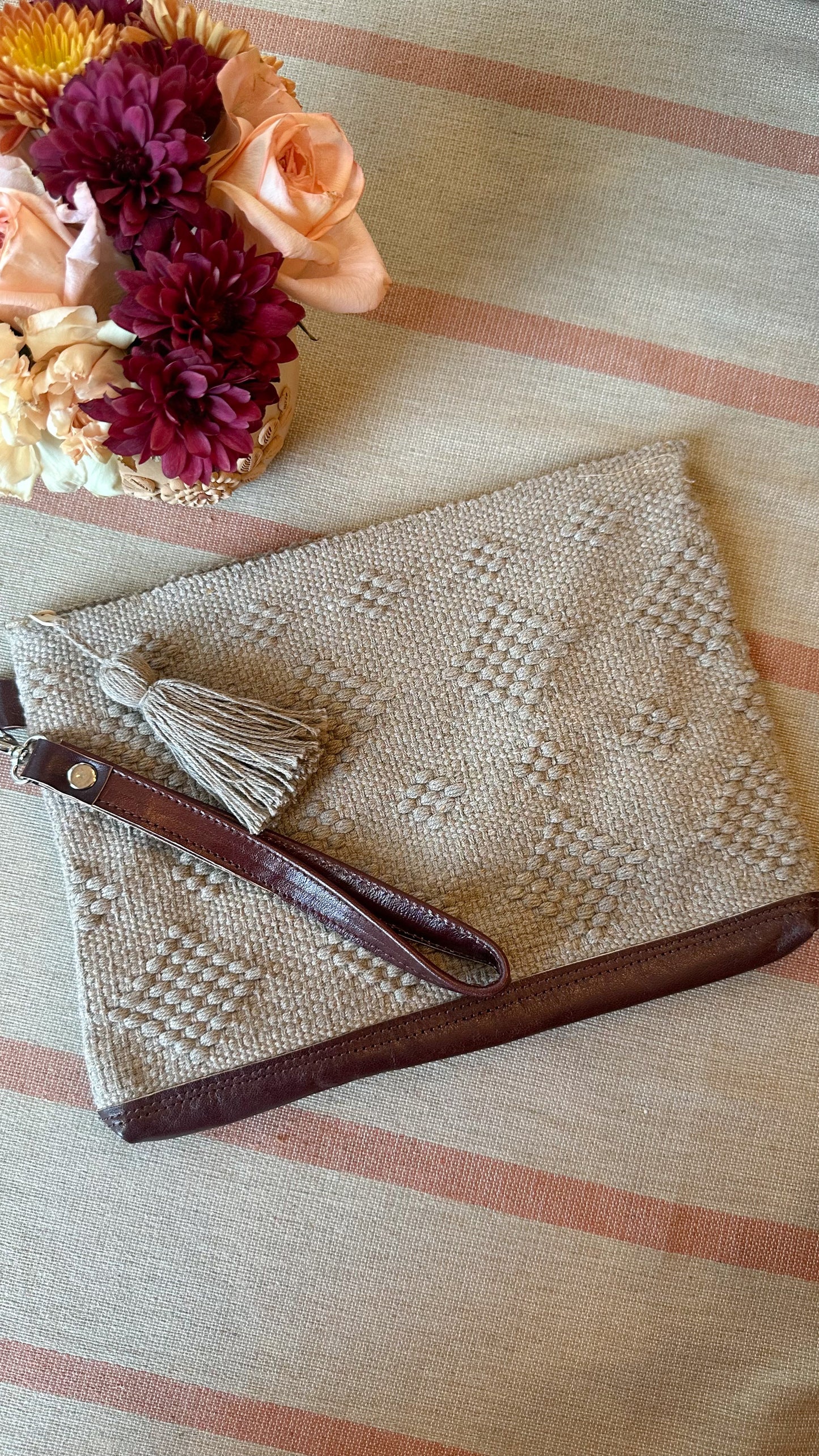 Olivia Woven Clutch