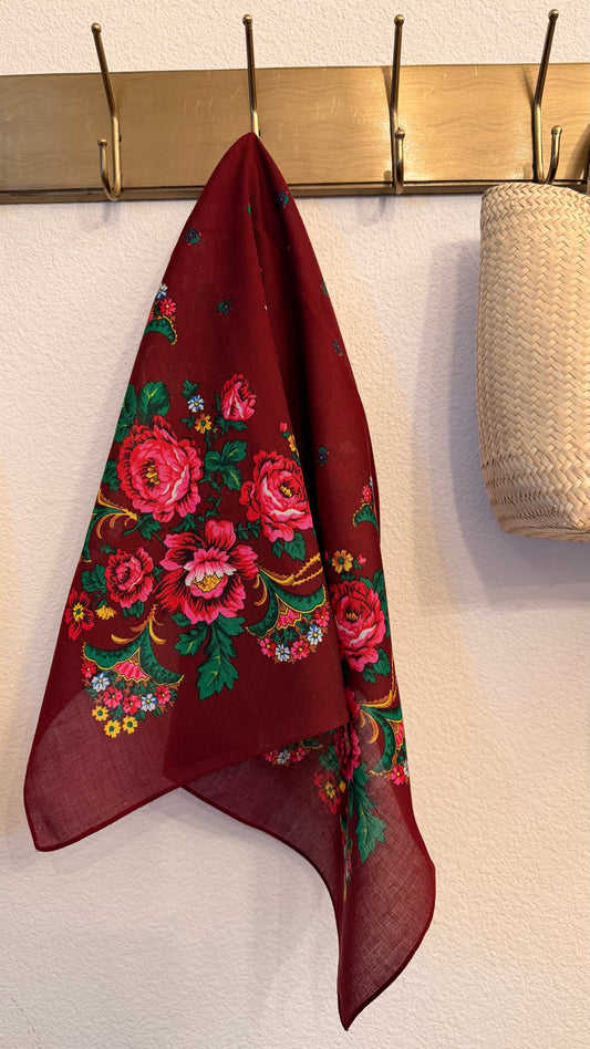 Maria Victoria Floral Scarf