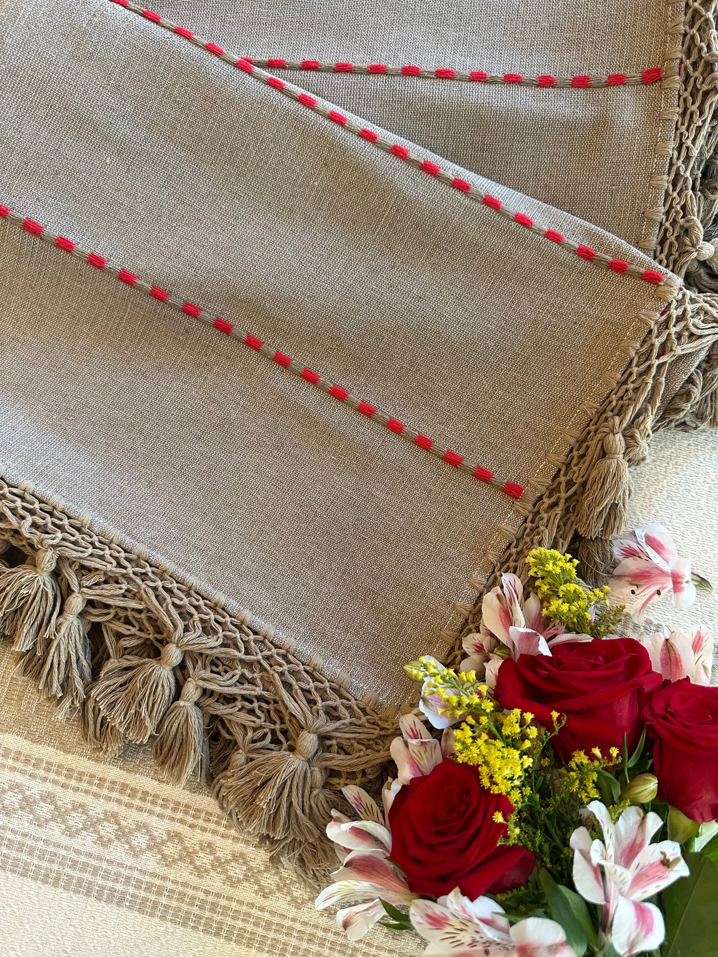 Luciana Woven Tablecloth