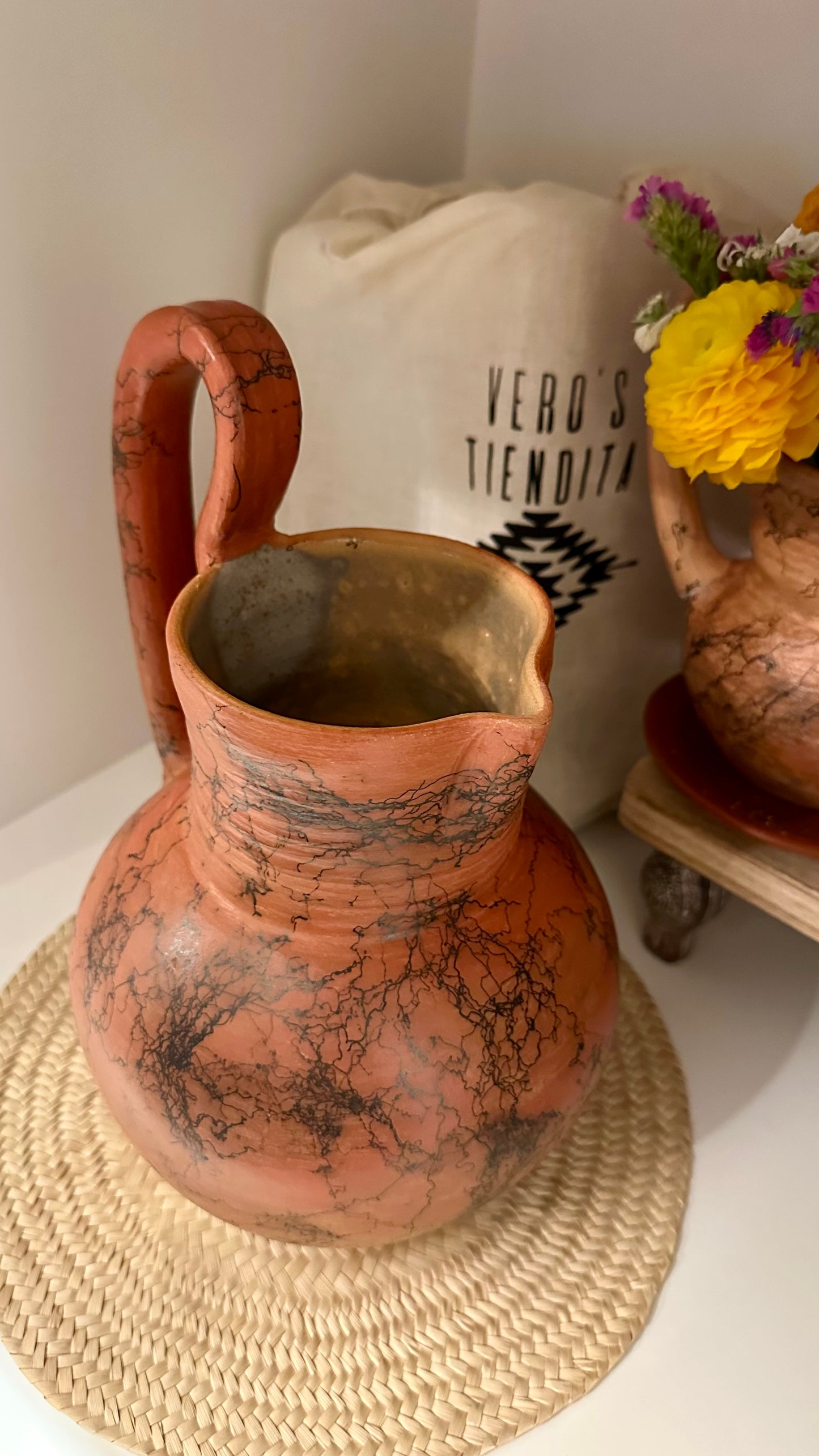 Victoria Lg. Clay Pitcher