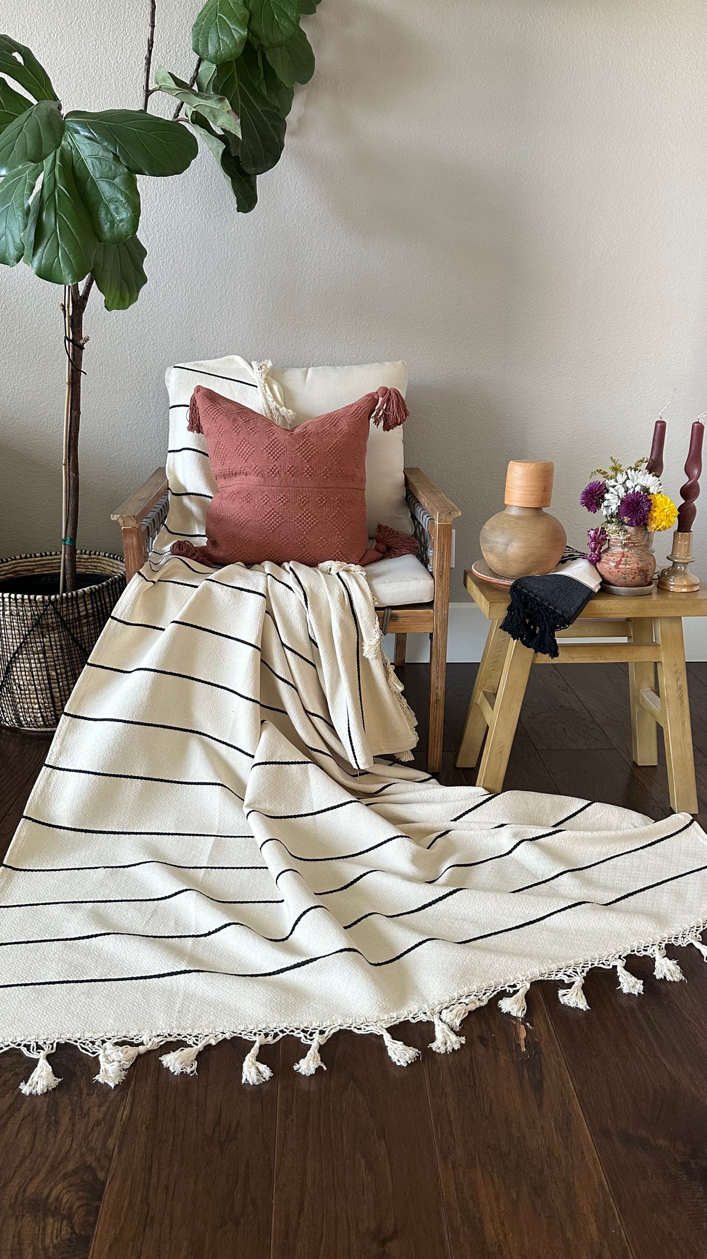 Eugenia Woven Throw Blanket