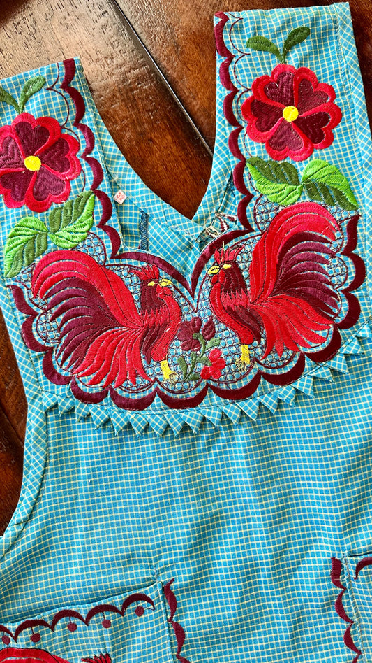 El Gallo Embroidered Apron