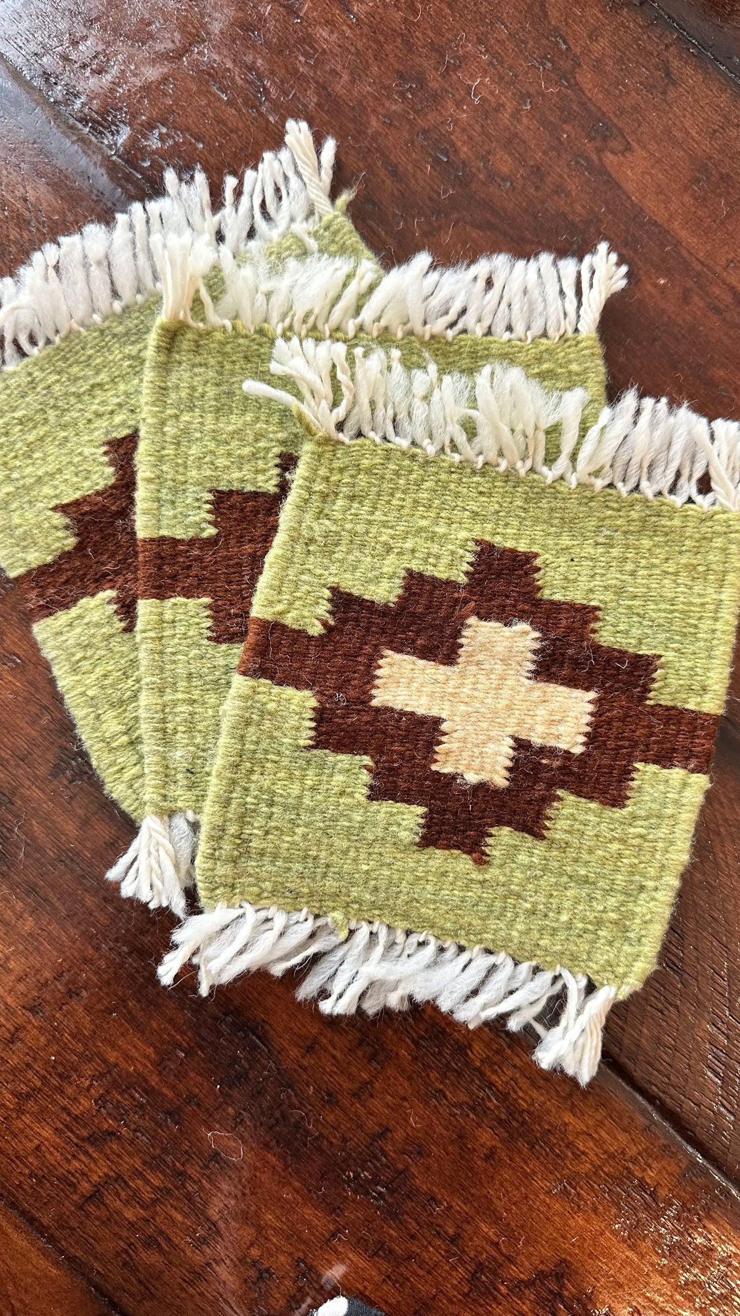 Pistachio Coasters set of 4