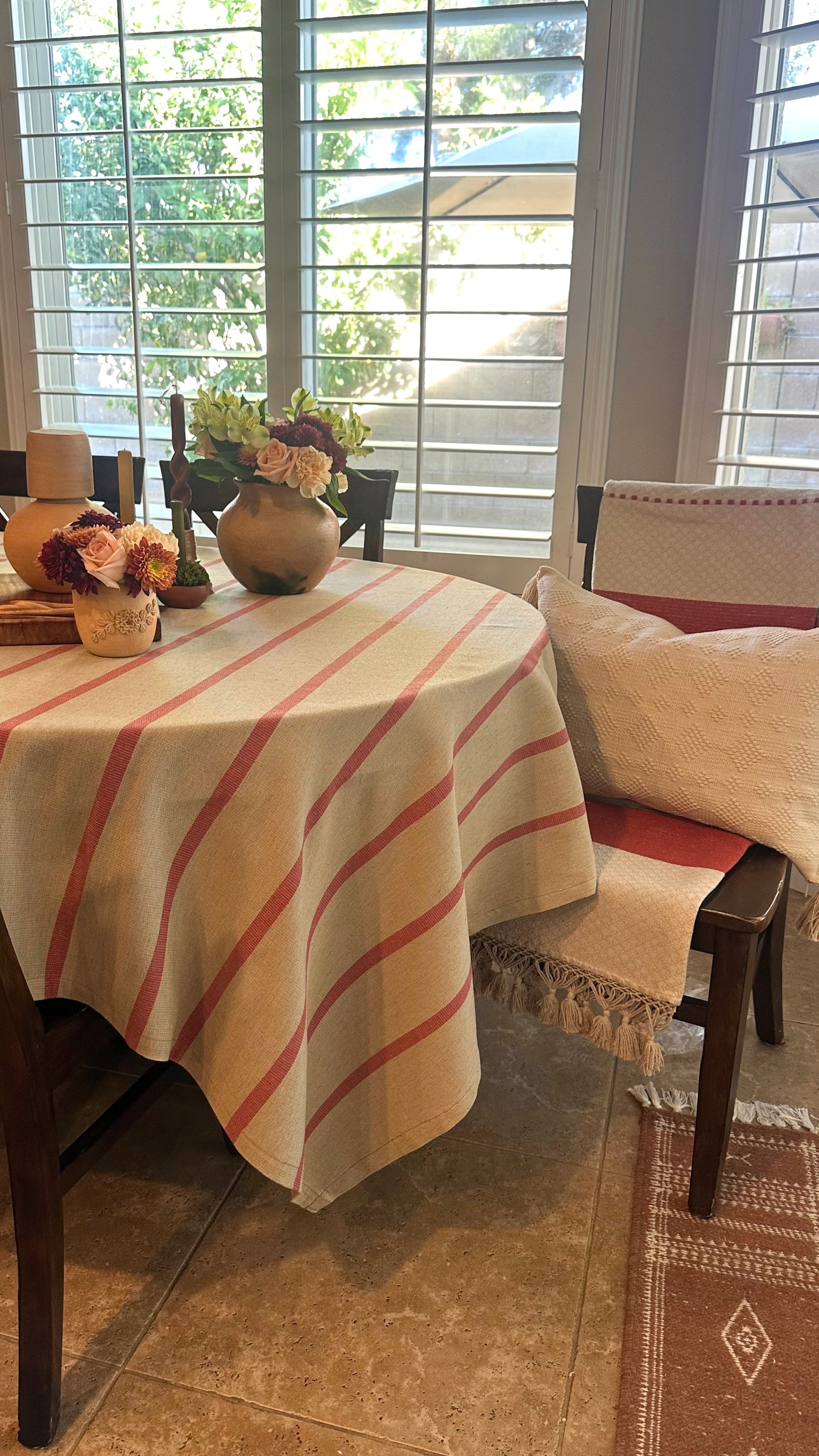 Roberta Woven Tablecloth