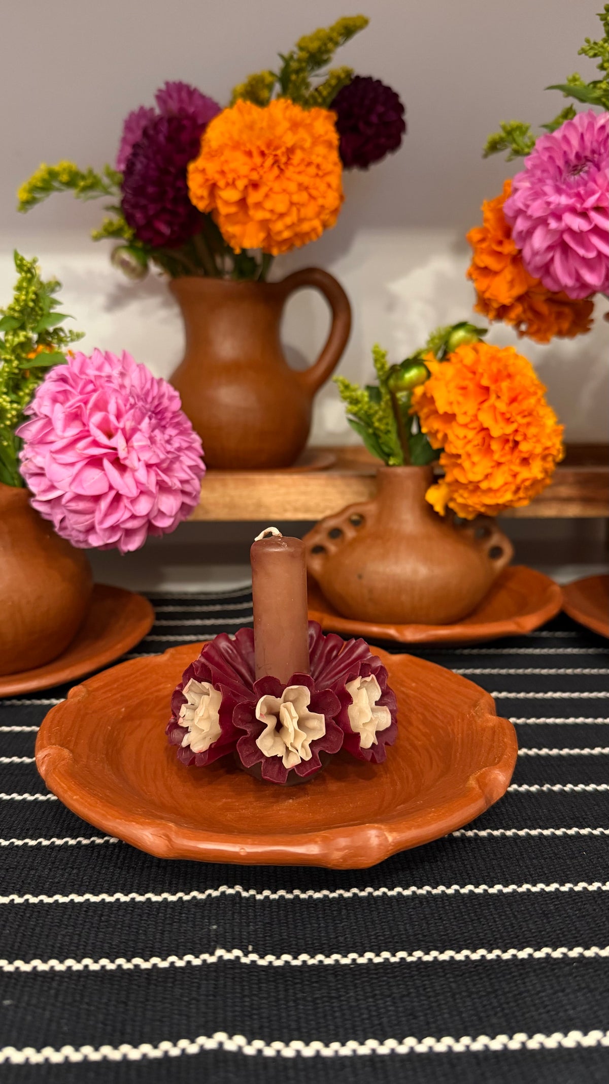 Renata Mini Floral Candle