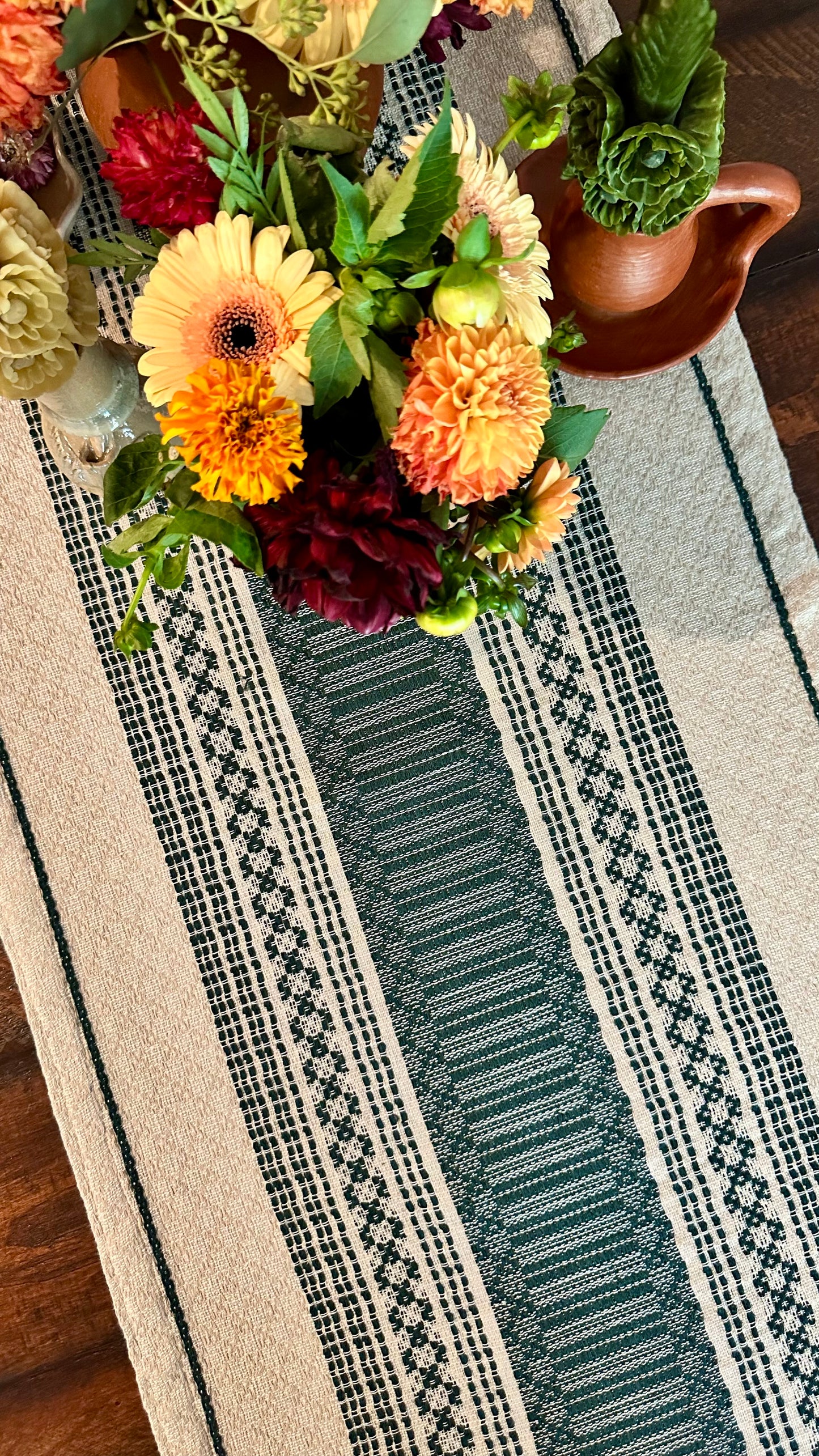 Esmeralda Woven Table Runner