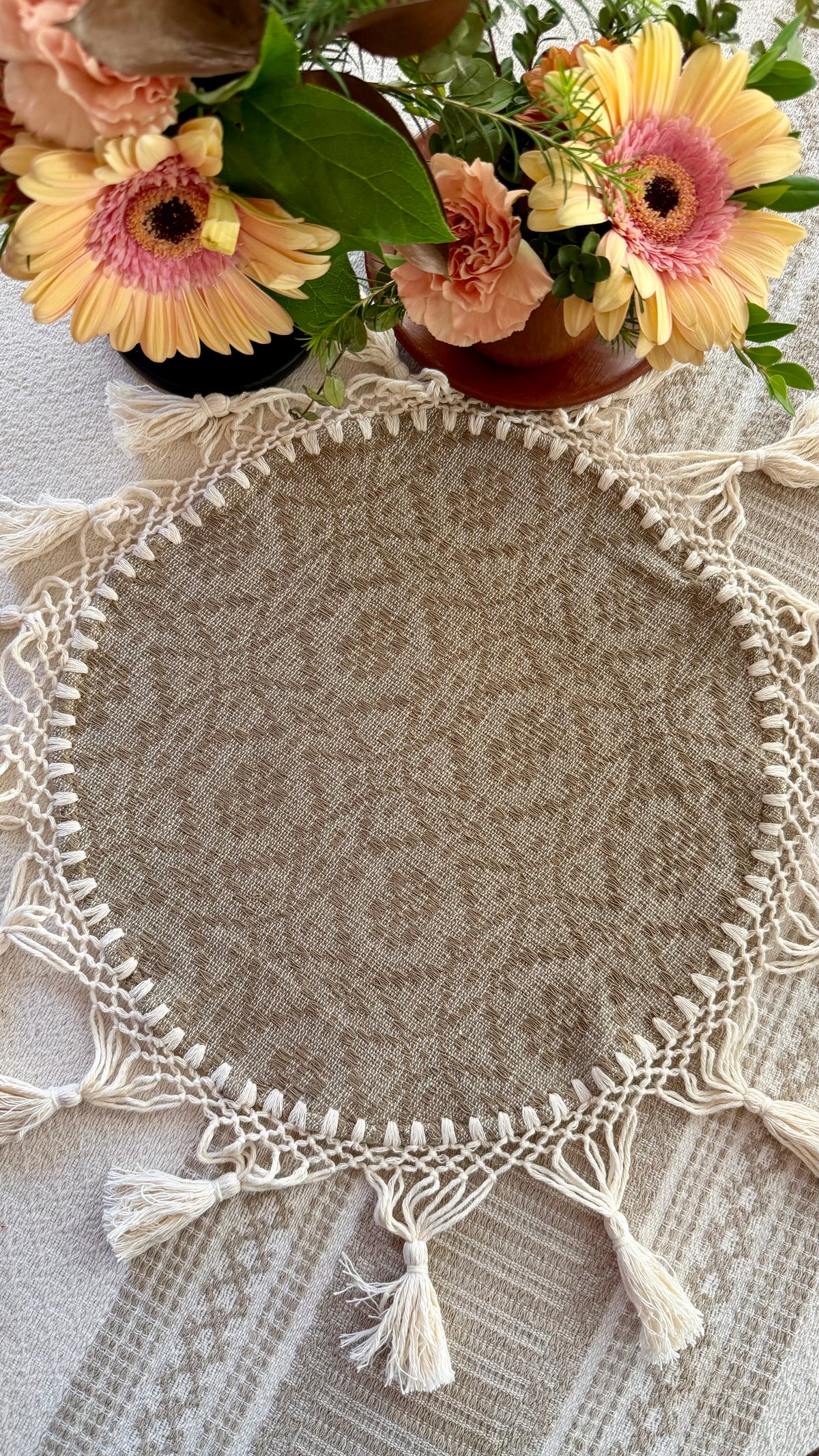 Maria Bonita Round Woven Placemat