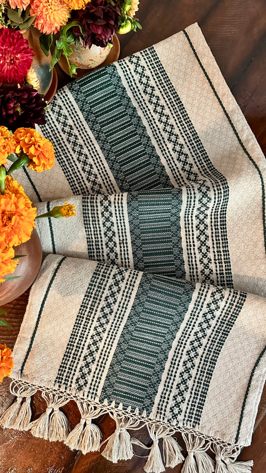 Esmeralda Woven Table Runner