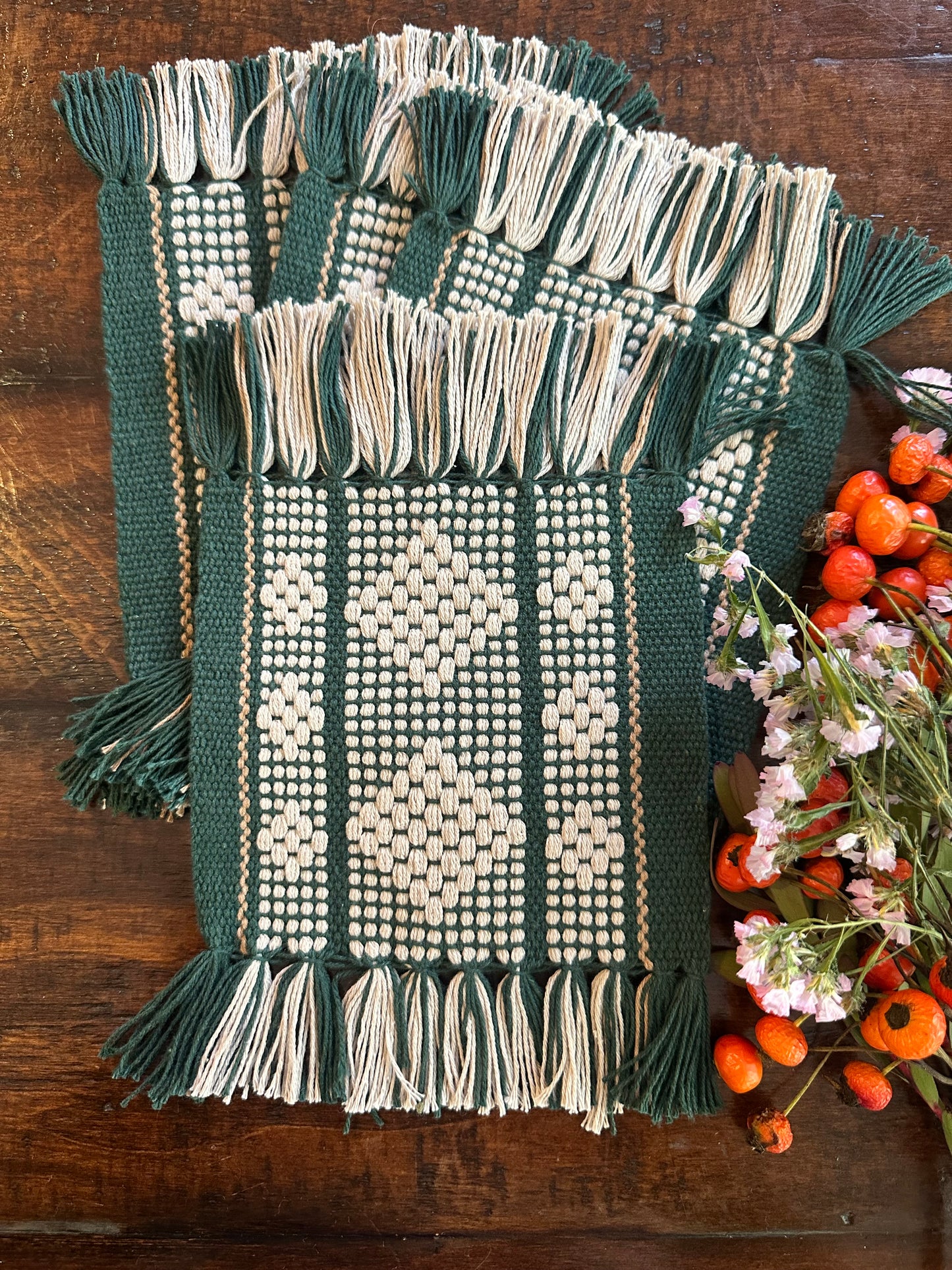 Guadalupe Woven Coasters (set of 4)