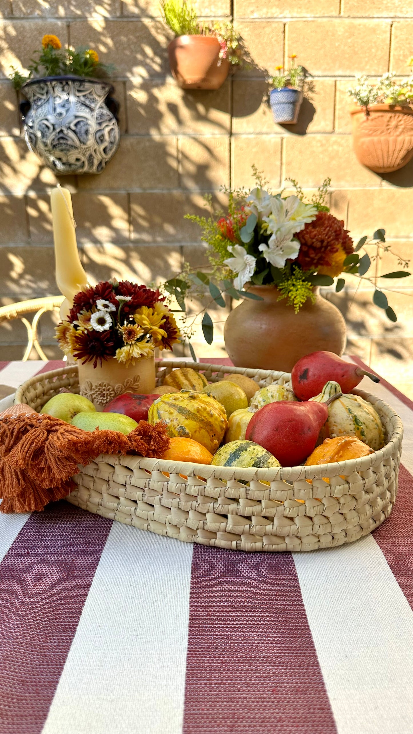 Miranda Woven Oval Basket