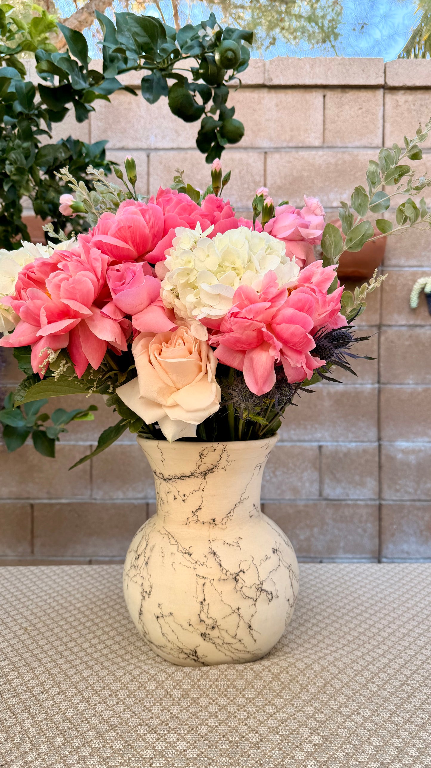 Carolina Lg. Clay Vase