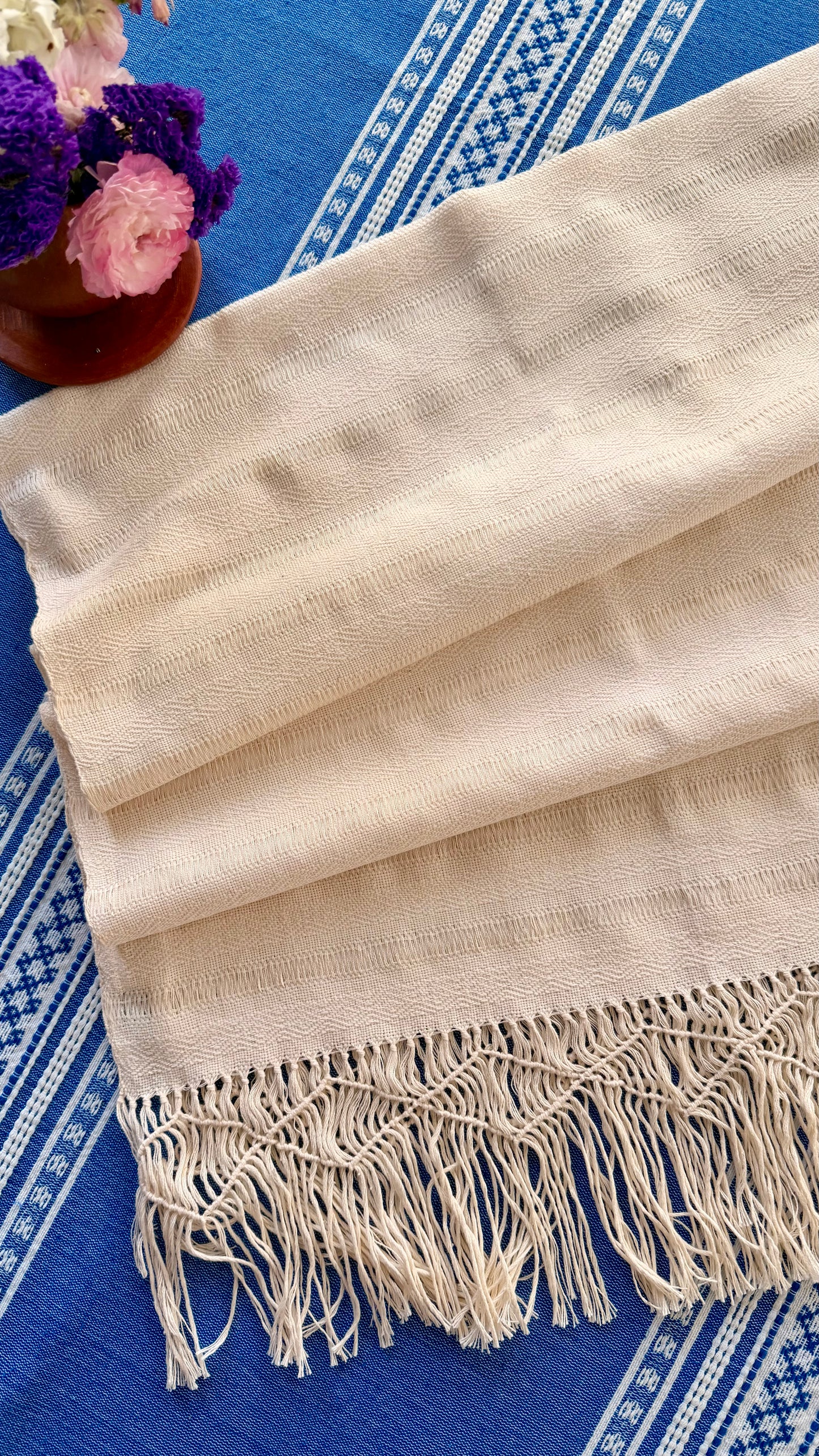 Blanca Woven Rebozo