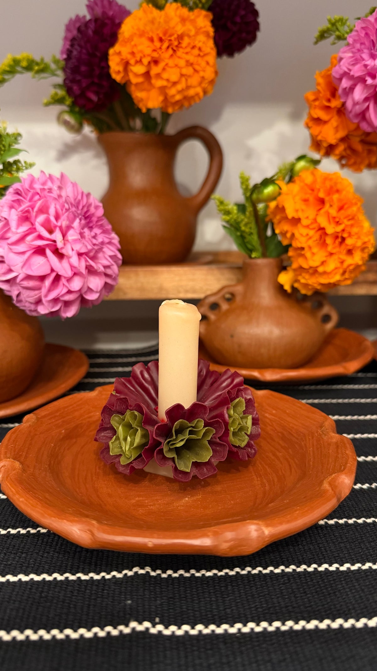 Renata Mini Floral Candle
