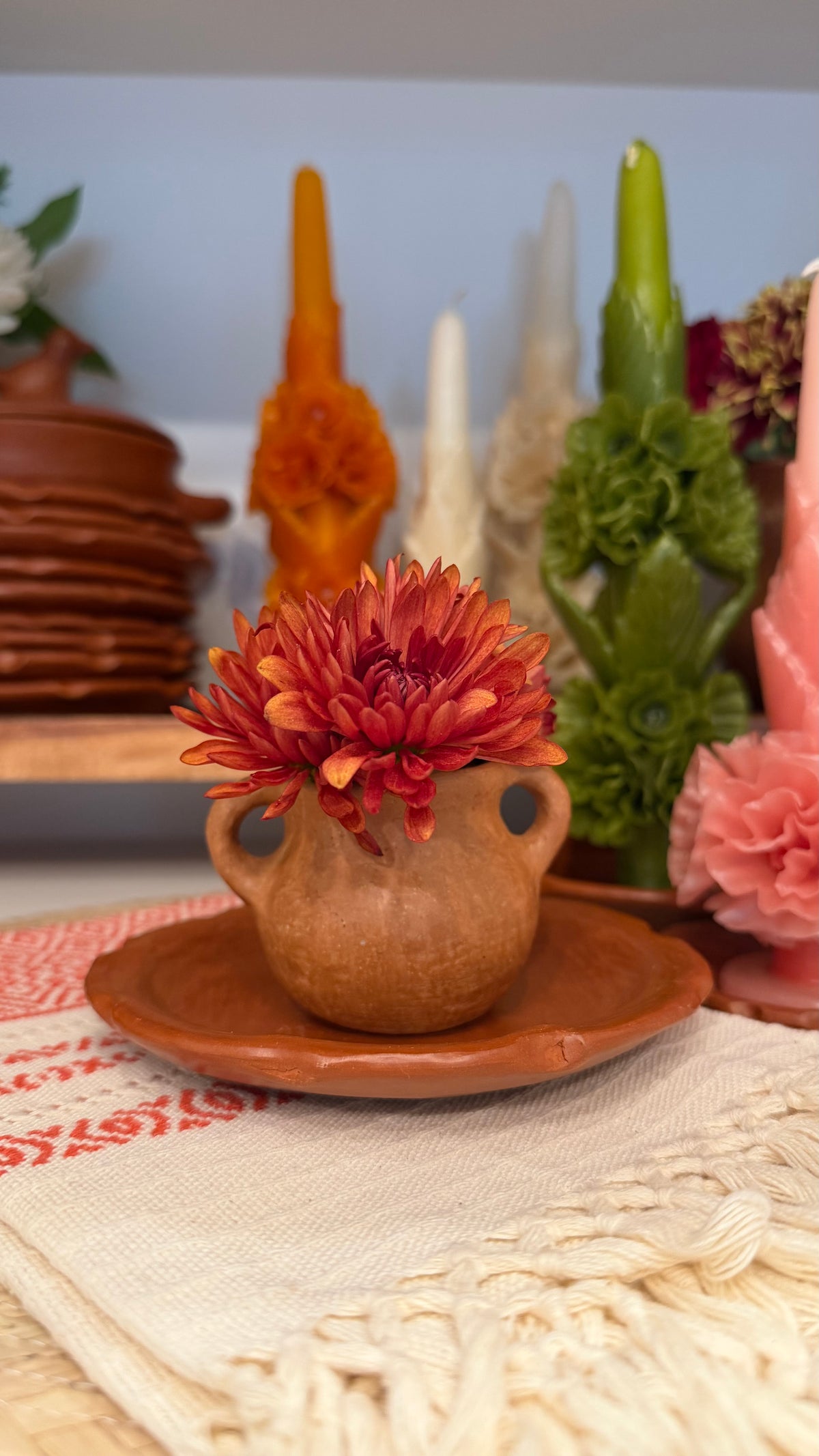 Romina Mini Clay Ollita Vase