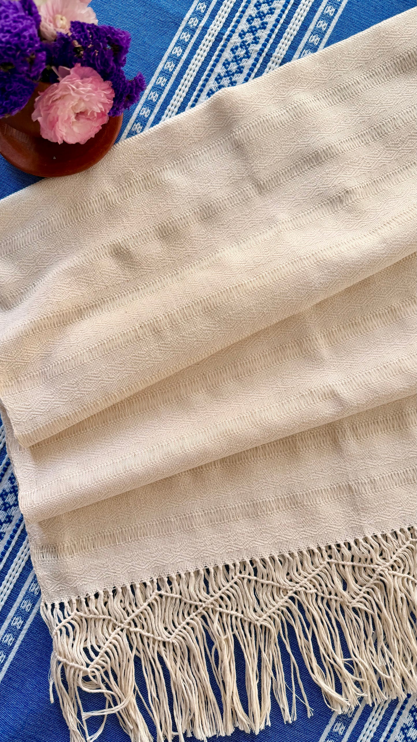 Blanca Woven Rebozo