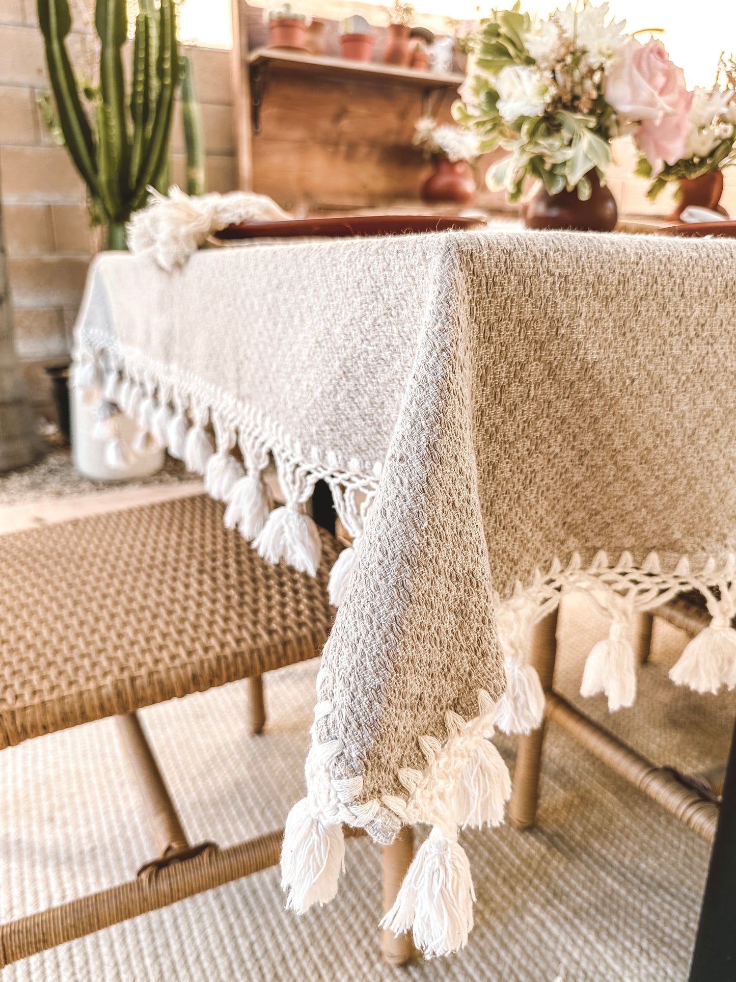 Maria Fernanda Woven Tablecloth