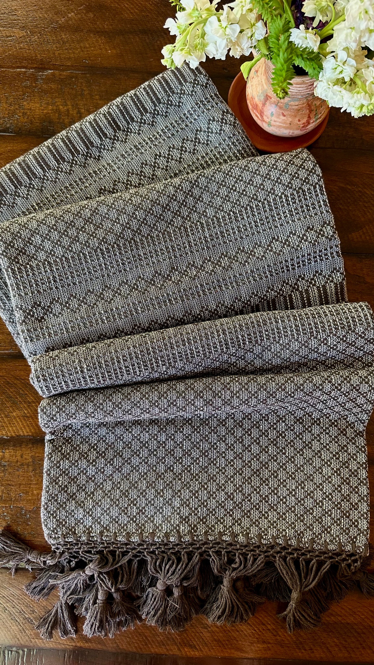 Cafe Woven Throw Blanket