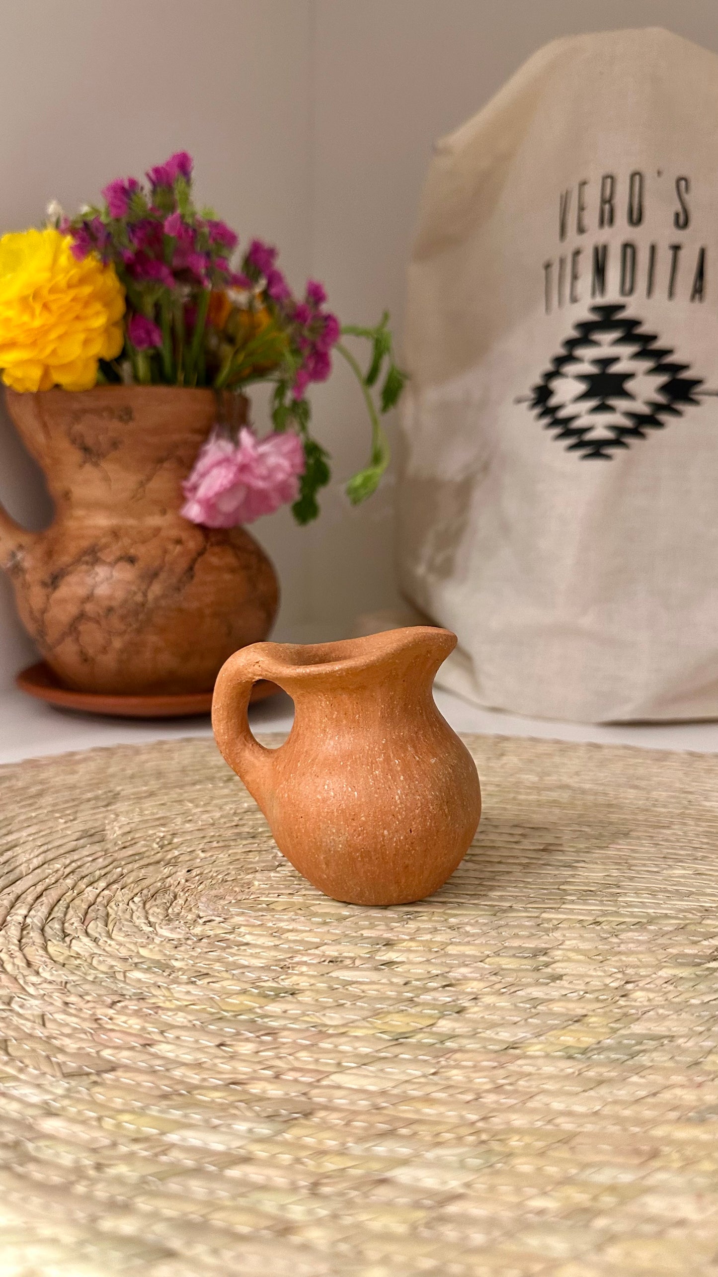 Rosa Mini Clay Vase