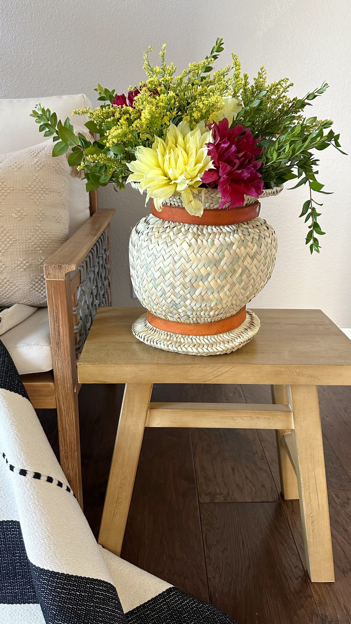 Matilde Woven Palm Vase