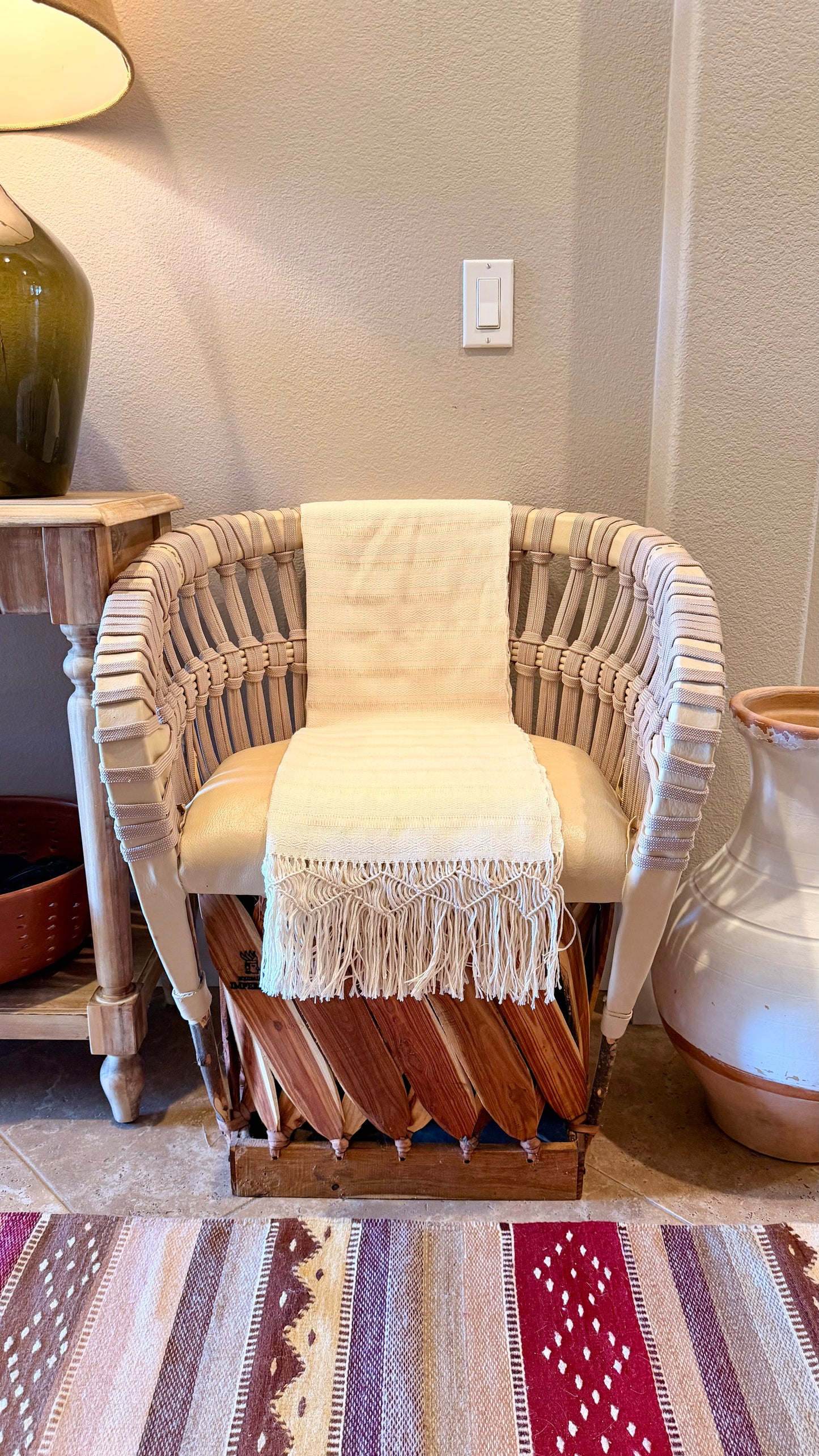 Blanca Woven Rebozo