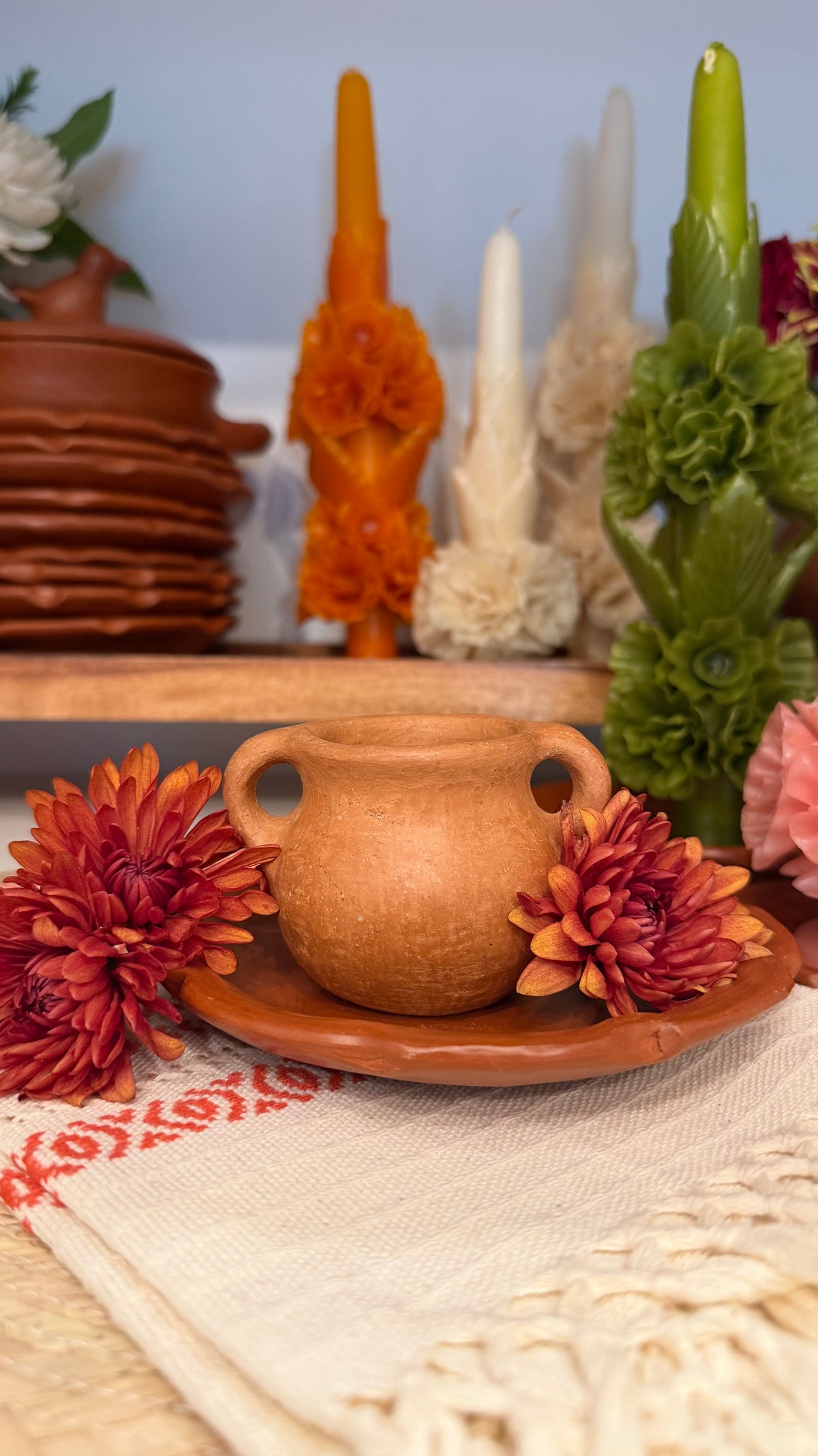 Romina Mini Clay Ollita Vase