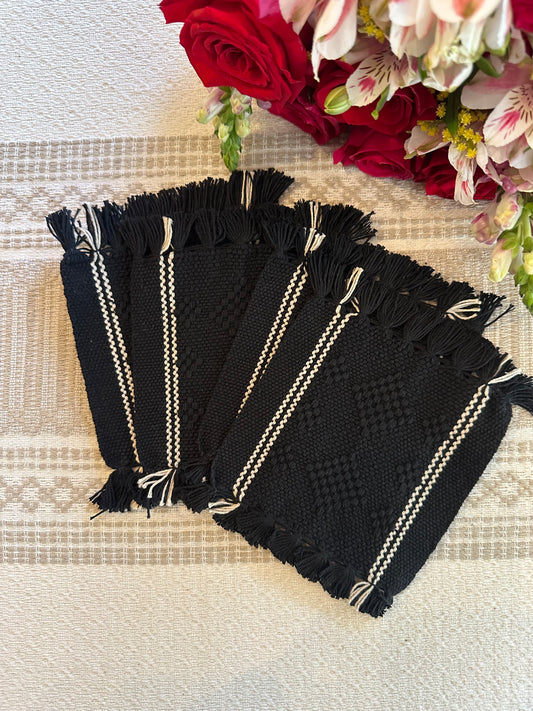 Olivia Woven Coasters (set of 4)