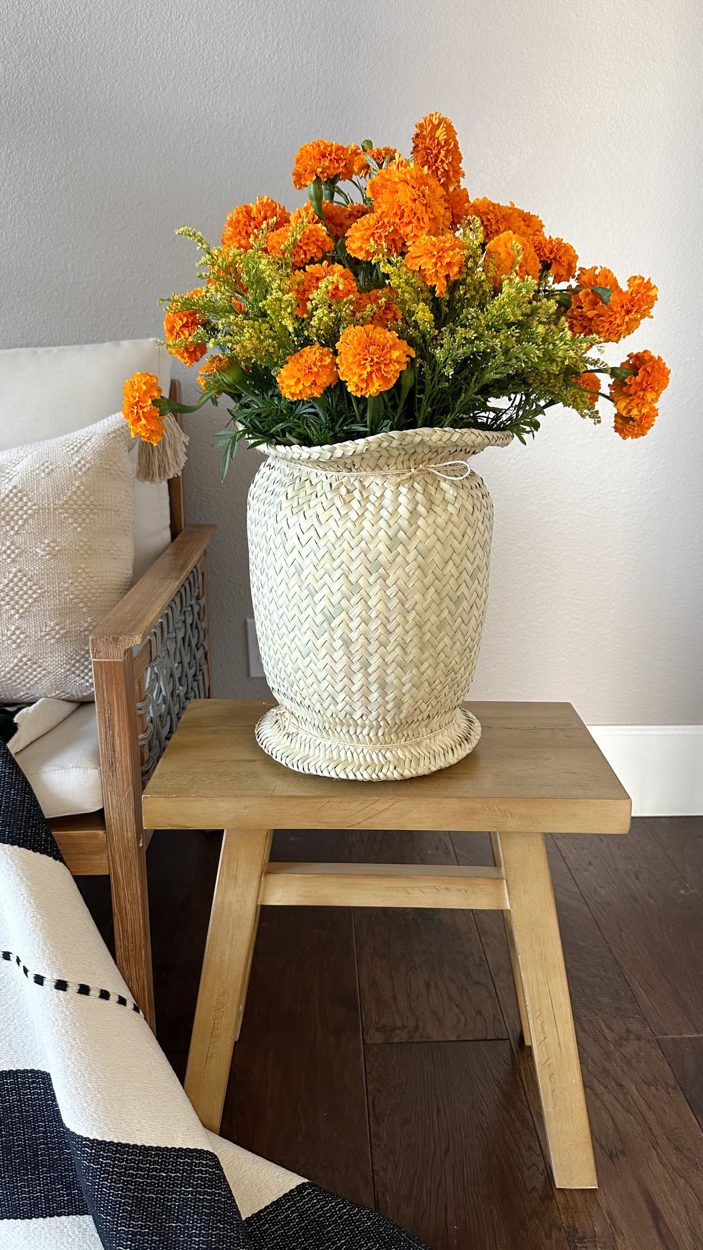 Dalia Woven Palm Vase