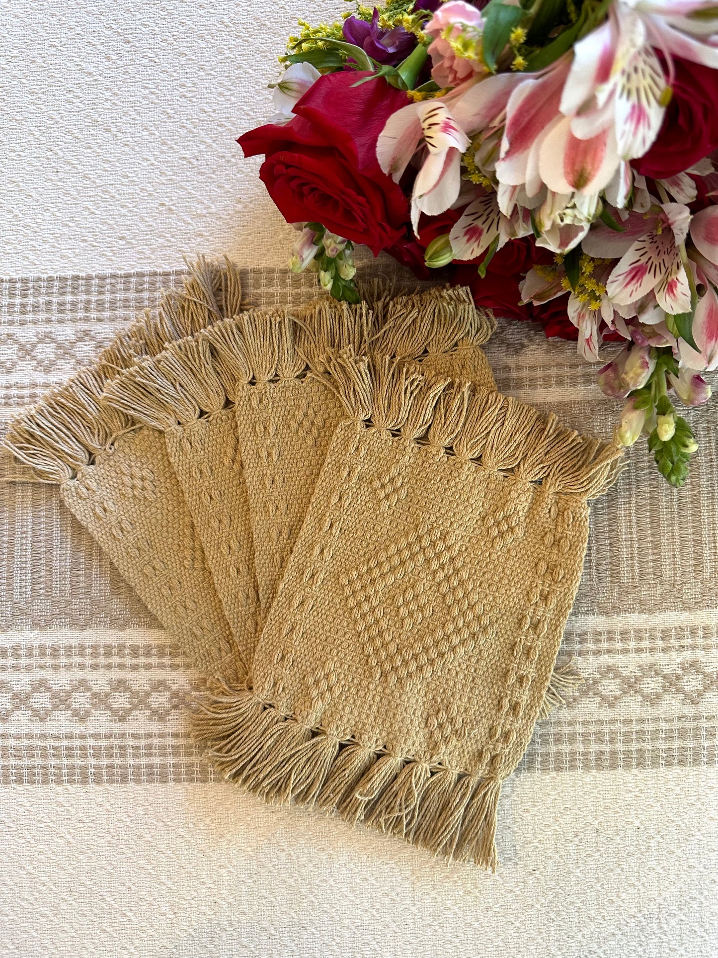 Carola Woven Coasters (set of 4)