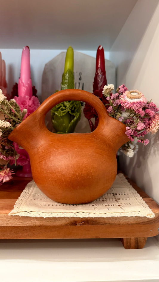 Albertita Clay Vase (Double Opening)