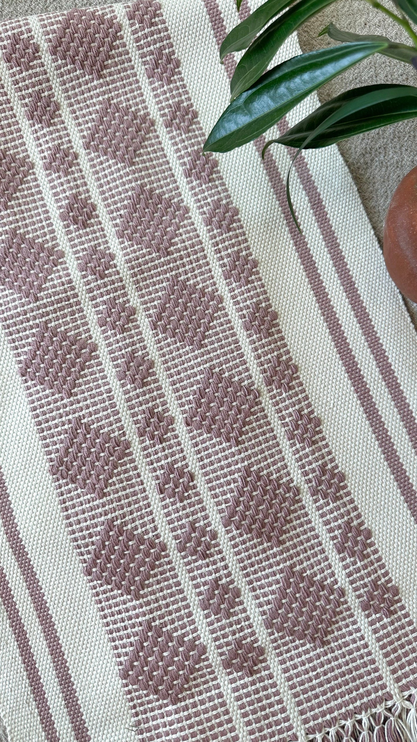 Rosa Guadalupe Woven Table Runner