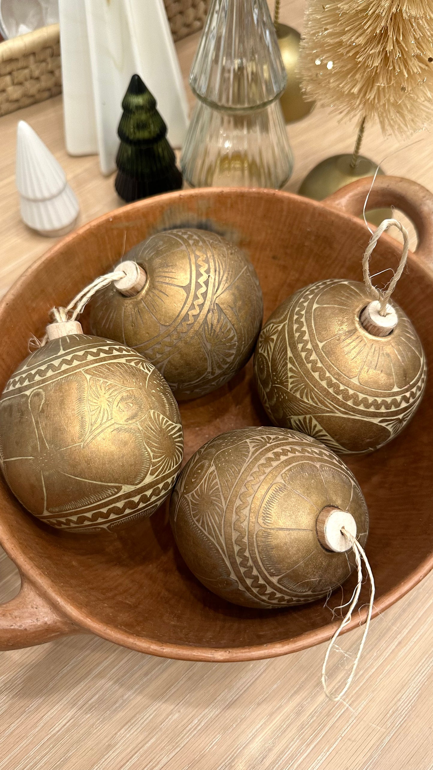 Dora Jicara Hand Carved Ornament