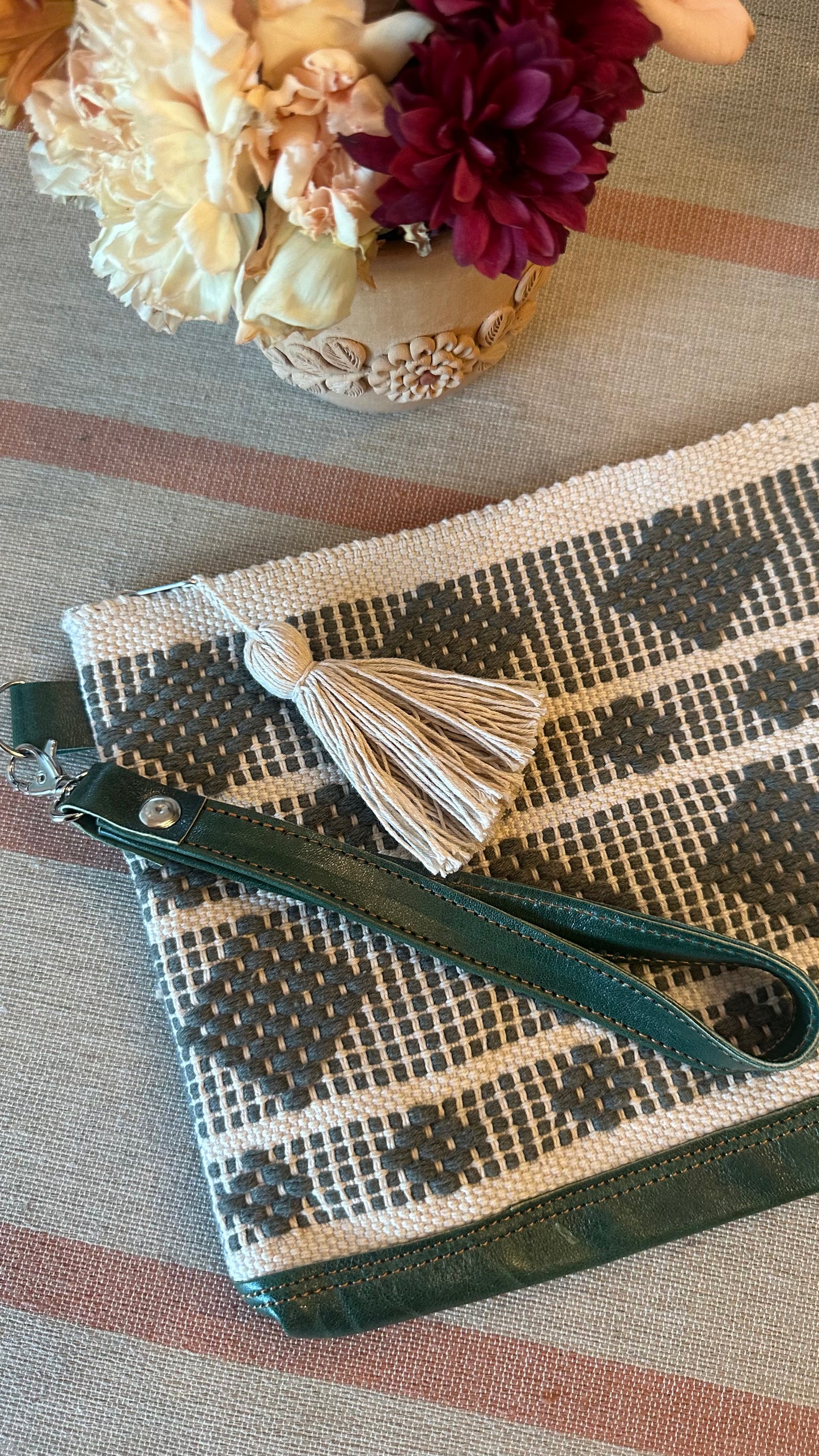 Sofia Woven Clutch