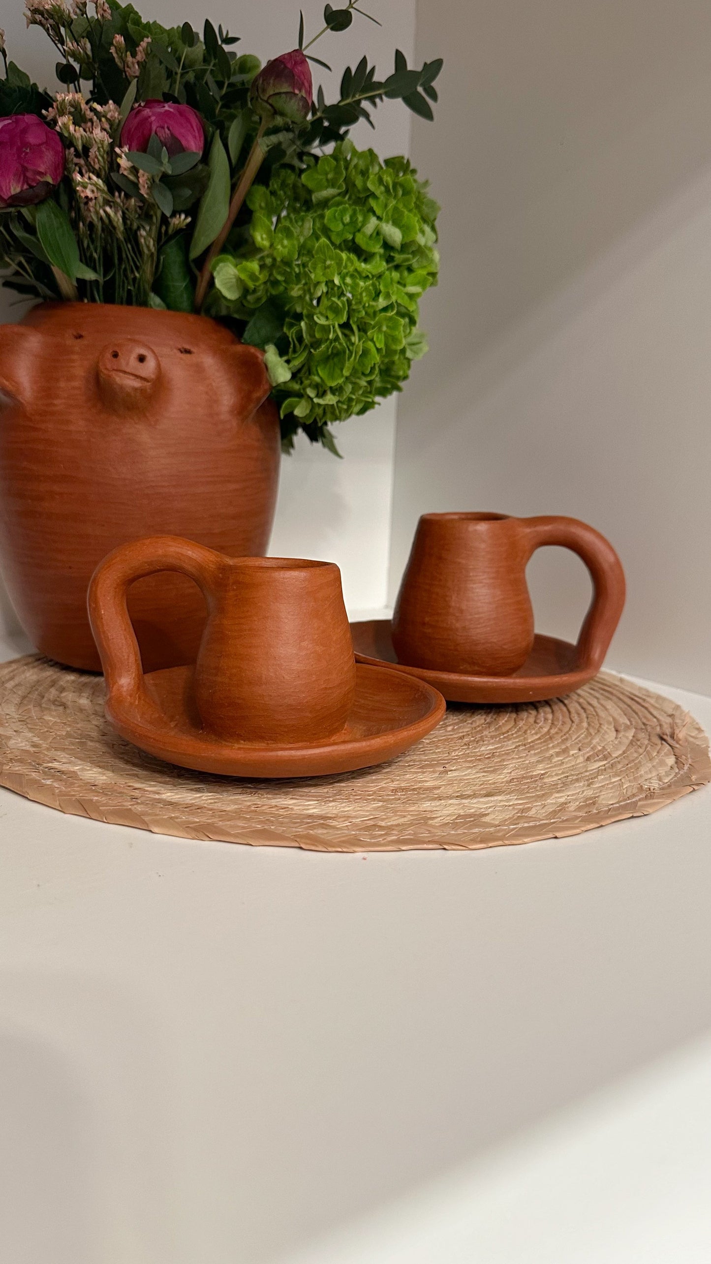 Luna Clay Candle Holder