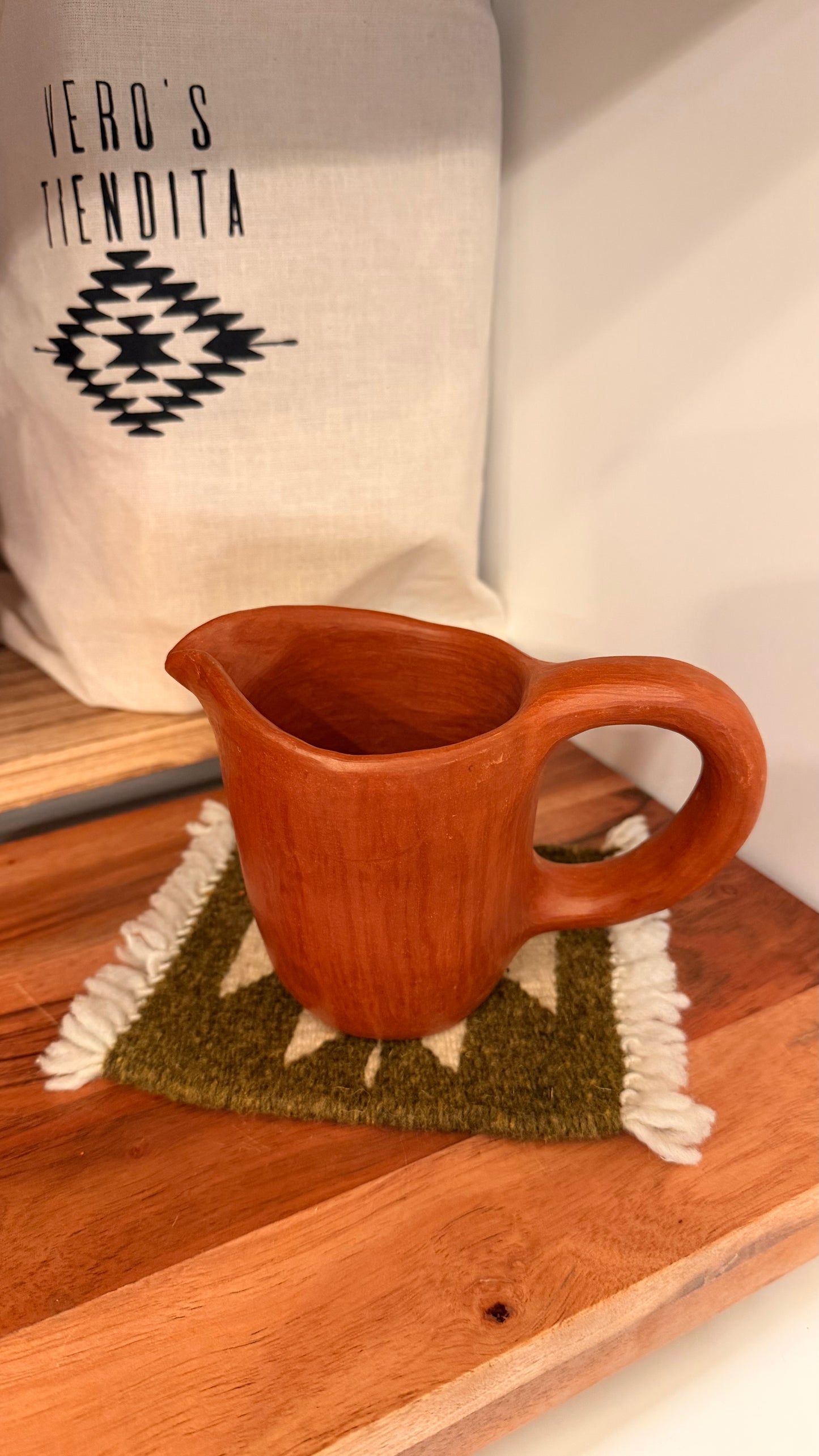 Maite Red Clay Creamer