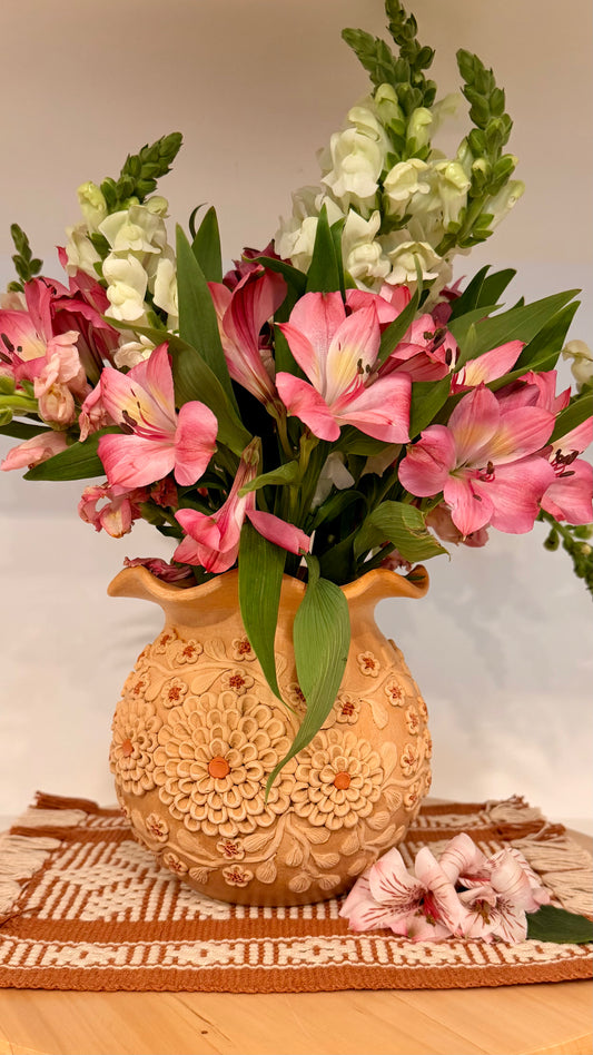 Alma Delia Clay Vase